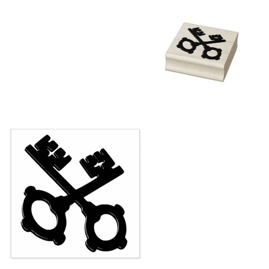 Twee oude insteekpenningen, zegel voor silhouette rubberstempel (Gestempeld)