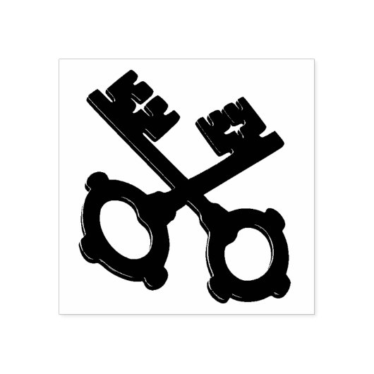 Twee oude insteekpenningen, zegel voor silhouette rubberstempel (Afrduk)