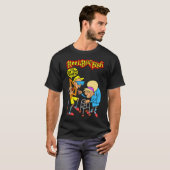 Twee oude mannen met typografie t-shirt (Voorkant volledig)