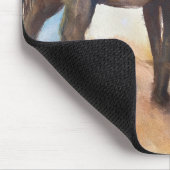 Twee oude vrienden Paard Computer Muismat Originel (Hoek)