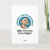 Twee oude vrienden verjaardag Kaart (Achterkant)