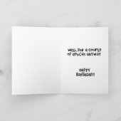 Twee oude vrienden verjaardag Kaart (Binnen)