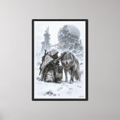 Twee overlevenden canvas afdruk (Voorkant)