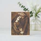 Twee overs van Dante Gabriel Rossetti Briefkaart (Staand voorkant)