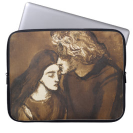 Twee overs van Dante Gabriel Rossetti Laptop Sleeve