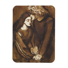 Twee overs van Dante Gabriel Rossetti Magneet