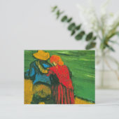 Twee overs van Vincent van Gogh Briefkaart (Staand voorkant)