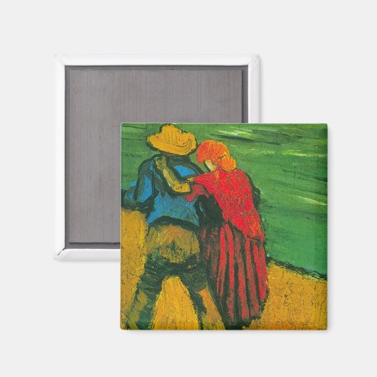 Twee overs van Vincent van Gogh Magneet (Voorkant / Achterkant)
