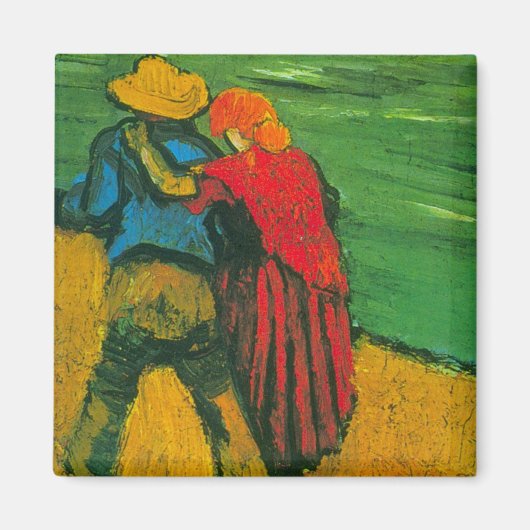 Twee overs van Vincent van Gogh Magneet (Voorkant)