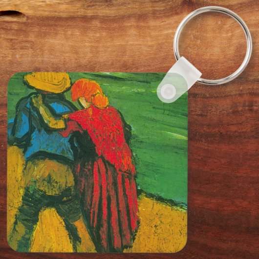 Twee overs van Vincent van Gogh Sleutelhanger (Achterkant)