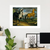 Twee paarden 1808 poster (Thuiskantoor)