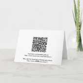 Twee paarden 50ste Jubileum Kaart (Achterkant)