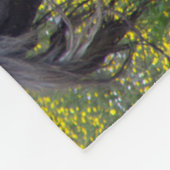 Twee paarden Buck en Play Fleece Deken (Hoek)