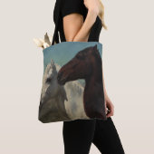 Twee paarden door het Tas Rosa Bonheur (Dichtbij)