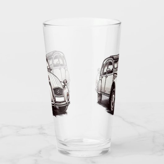 Twee paarden glas (Rechts)