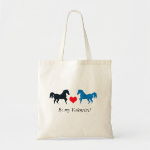 Twee paarden in Love tas