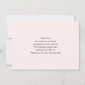 Twee paarden met veren decoraties Boho Bedankt (Achterkant)