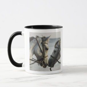 Twee paarden. mok