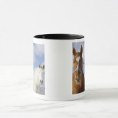 Twee paarden mok (Midden)