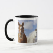 Twee paarden mok (Links)