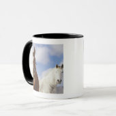 Twee paarden mok (Voorkant links)
