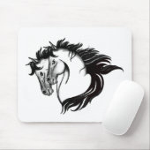 Twee paarden muismat (Met muis)