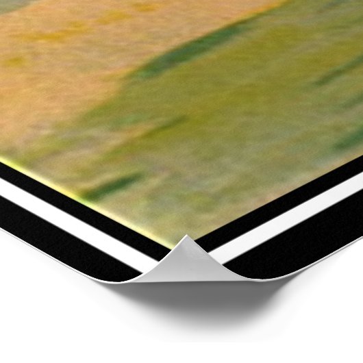 Twee Paarden  Retroafdrukken Poster (Hoek)