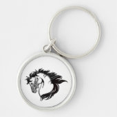 Twee paarden sleutelhanger (Voorkant)