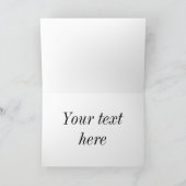 Twee paardenwenskaart kaart (Binnen)