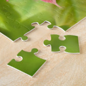 Twee paarse bladeren legpuzzel (Zijkant)