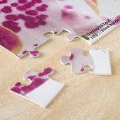 Twee Paarse en witte orchidee foto Legpuzzel (Zijkant)