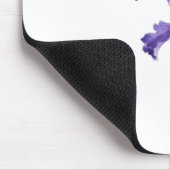 twee paarse inkt en waterverf muismat (Hoek)