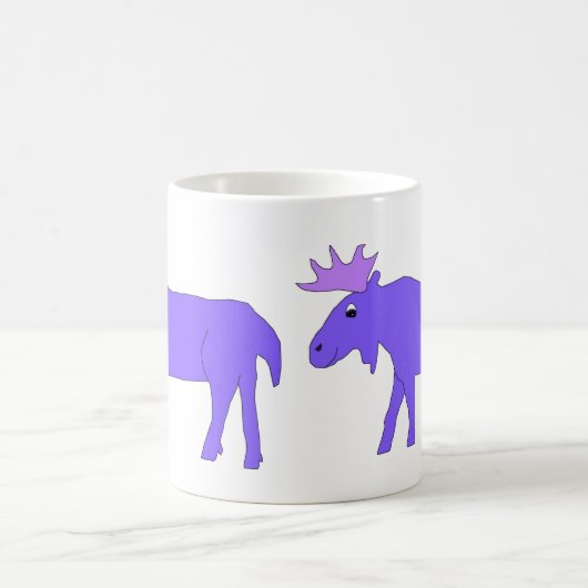 Twee Paarse Moose mok (Center)