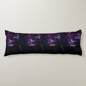 Twee Paarse ontwerpventilatorpiloot Lichaamskussen (Voorkant)