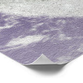 Twee paarse paniekjes poster (Hoek)