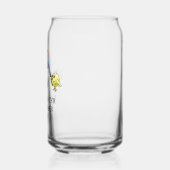 Twee paaskuikens schilderen het paasei blikvorm glas (Links)