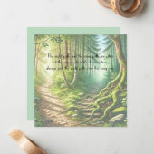 Twee paden & prijsopgave notitiekaartje (Voorkant / Achterkant in situ)