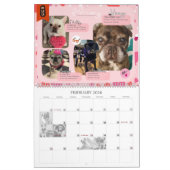 Twee pagina LargeCalendar, wit Kalender (Feb 2026)