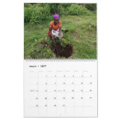 Twee pagina LargeCalendar, wit Kalender (Mar 2027)