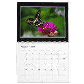 Twee pagina LargeCalendar, wit Kalender (Feb 2026)