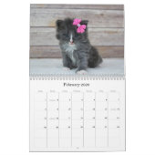 Twee pagina MediumCalendar, Wit Kalender (Feb 2026)