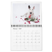 Twee pagina MediumCalendar, Wit Kalender (Feb 2027)