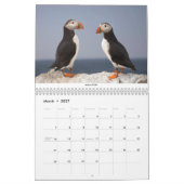 Twee pagina MediumCalendar, Wit Kalender (Mar 2027)