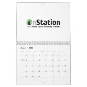 Twee pagina MediumCalendar, Wit Kalender (Mar 2026)