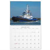 Twee pagina MediumCalendar, Wit Kalender (Jan 2027)