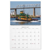 Twee pagina MediumCalendar, Wit Kalender (Mar 2027)