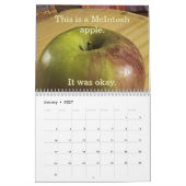 Twee pagina MediumCalendar, Wit Kalender (Jan 2027)