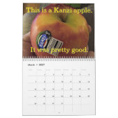 Twee pagina MediumCalendar, Wit Kalender (Mar 2027)