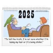 Twee pagina MediumCalendar, Wit Kalender (Hoes)