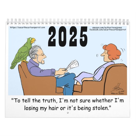 Twee pagina MediumCalendar, Wit Kalender (Hoes)